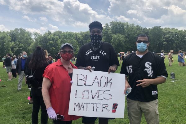 Black Lives Matter demonstration outside